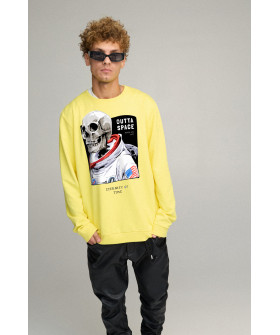 Світшот чоловічий OVERSIZE /no flis/
