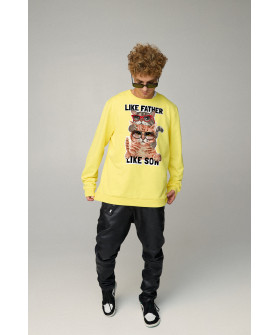 Світшот чоловічий OVERSIZE /no flis/