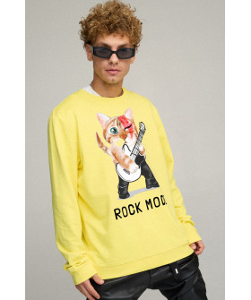 Світшот чоловічий OVERSIZE /no flis/