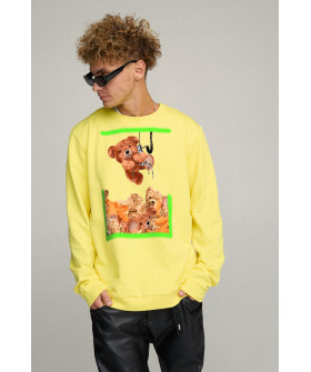 Світшот чоловічий OVERSIZE /no flis/