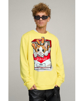 Світшот чоловічий OVERSIZE /no flis/