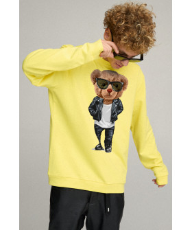 Світшот чоловічий OVERSIZE /no flis/