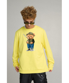 Світшот чоловічий OVERSIZE /no flis/