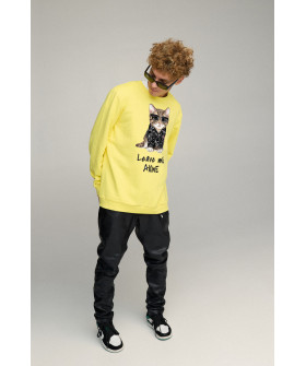 Світшот чоловічий OVERSIZE /no flis/