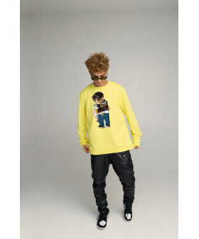 Світшот чоловічий OVERSIZE /no flis/