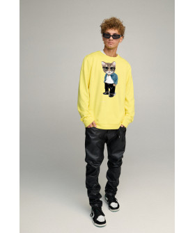 Світшот чоловічий OVERSIZE /no flis/