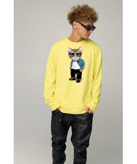 Світшот чоловічий OVERSIZE /no flis/