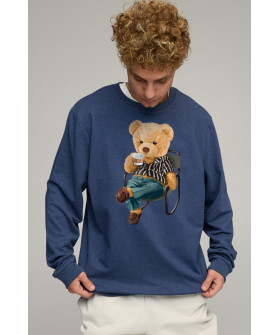 Світшот чоловічий OVERSIZE /no flis/