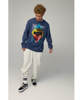 Світшот чоловічий OVERSIZE /no flis/