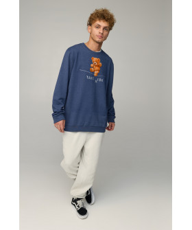 Світшот чоловічий OVERSIZE /no flis/