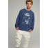 Світшот чоловічий OVERSIZE /no flis/