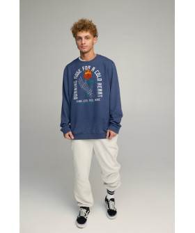 Світшот чоловічий OVERSIZE /no flis/
