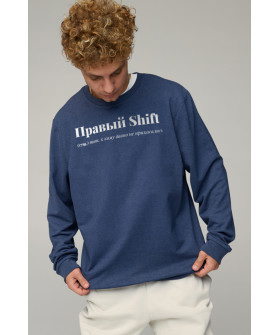 Світшот чоловічий OVERSIZE /no flis/