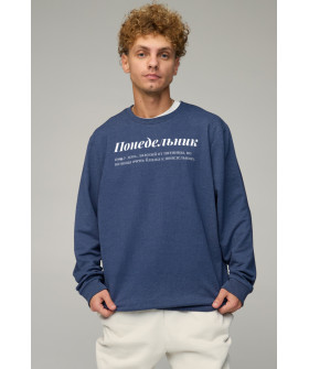 Світшот чоловічий OVERSIZE /no flis/