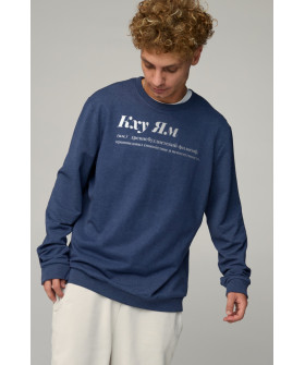 Світшот чоловічий OVERSIZE /no flis/