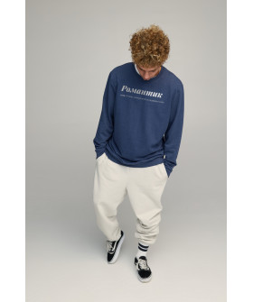Світшот чоловічий OVERSIZE /no flis/