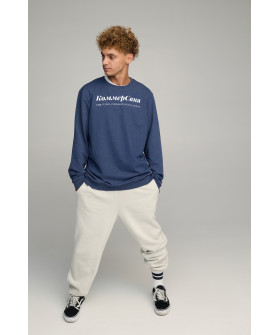 Світшот чоловічий OVERSIZE /no flis/