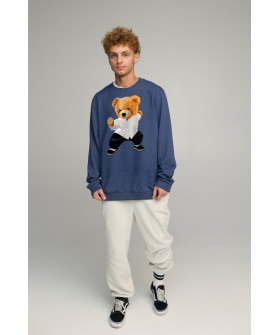 Світшот чоловічий OVERSIZE /no flis/