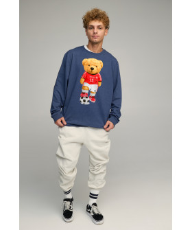 Світшот чоловічий OVERSIZE /no flis/