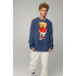 Світшот чоловічий OVERSIZE /no flis/