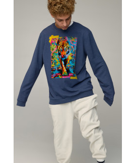 Світшот чоловічий OVERSIZE /no flis/