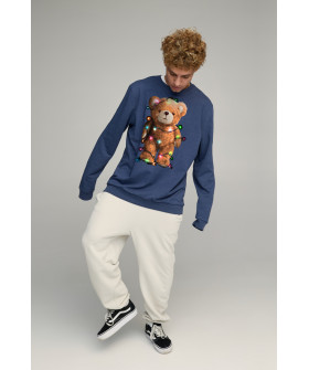 Світшот чоловічий OVERSIZE /no flis/