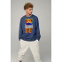 Світшот чоловічий OVERSIZE /no flis/