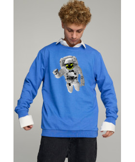 Світшот чоловічий OVERSIZE /no flis/