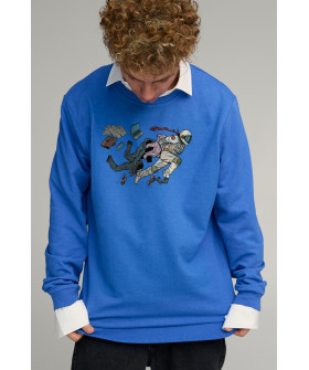 Світшот чоловічий OVERSIZE /no flis/