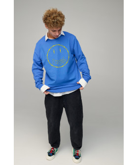 Світшот чоловічий OVERSIZE /no flis/