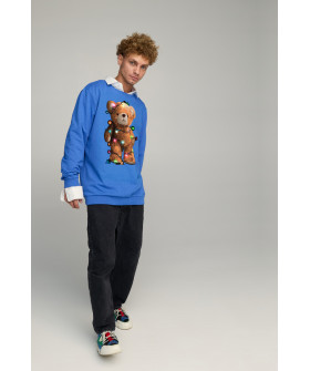 Світшот чоловічий OVERSIZE /no flis/