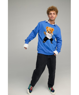 Світшот чоловічий OVERSIZE /no flis/