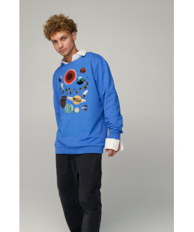 Світшот чоловічий OVERSIZE /no flis/