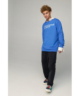 Світшот чоловічий OVERSIZE /no flis/