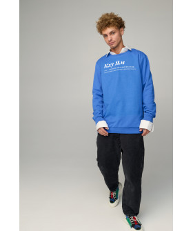 Світшот чоловічий OVERSIZE /no flis/