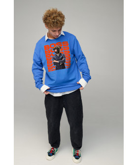 Світшот чоловічий OVERSIZE /no flis/