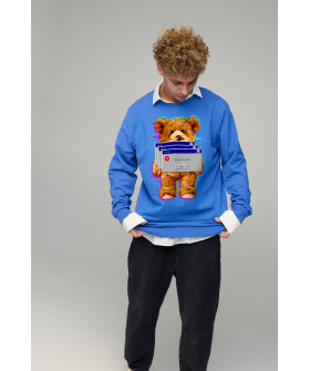 Світшот чоловічий OVERSIZE /no flis/