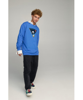 Світшот чоловічий OVERSIZE /no flis/