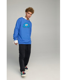 Світшот чоловічий OVERSIZE /no flis/
