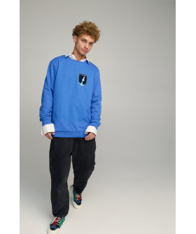 Світшот чоловічий OVERSIZE /no flis/