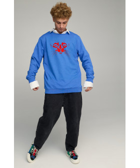 Світшот чоловічий OVERSIZE /no flis/