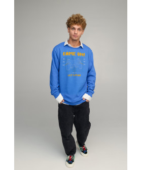 Світшот чоловічий OVERSIZE /no flis/