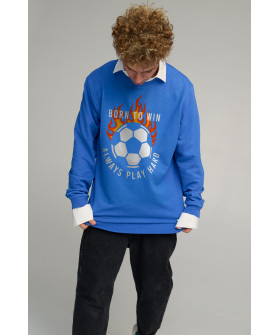 Світшот чоловічий OVERSIZE /no flis/