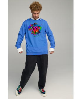 Світшот чоловічий OVERSIZE /no flis/