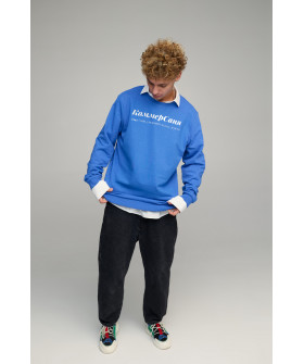 Світшот чоловічий OVERSIZE /no flis/